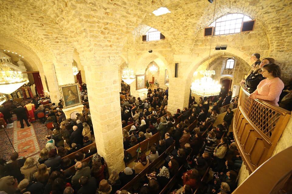 Halep'te iç savaşta yıkılan Ermeni kilisesinde yıllar sonra ayin